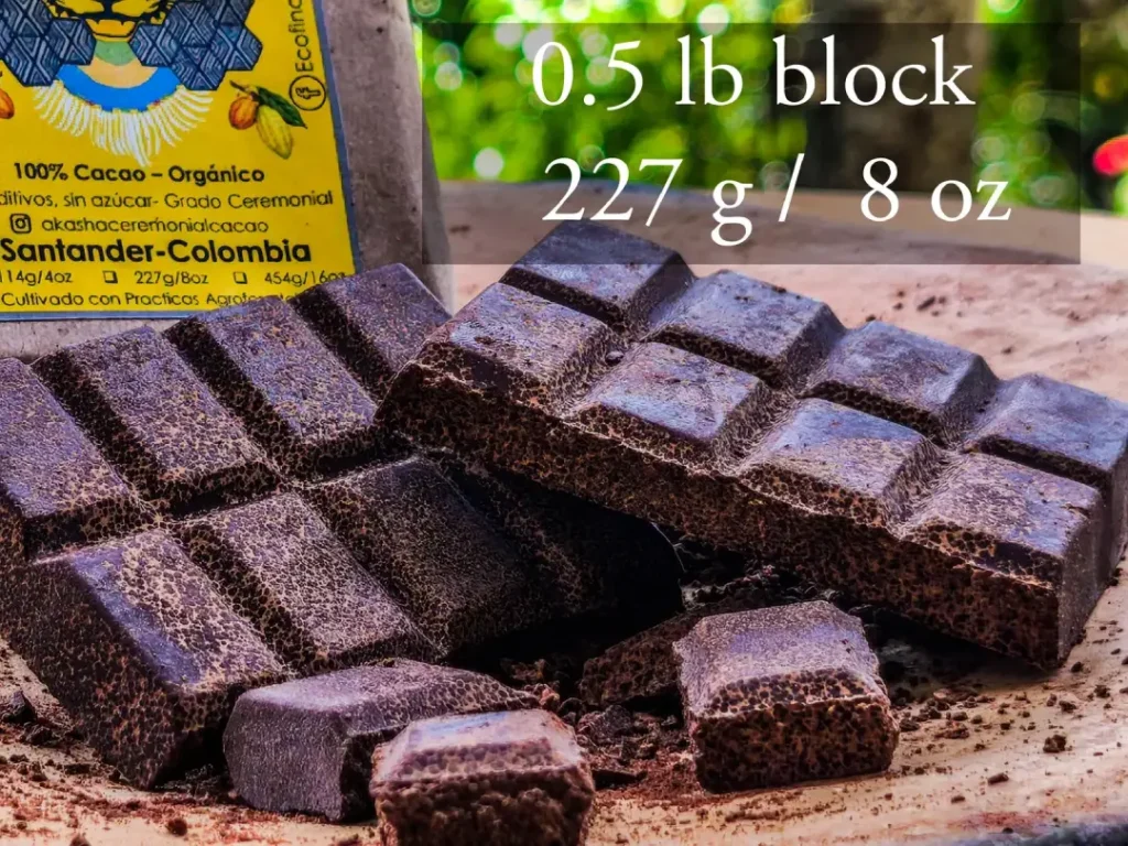 Akasha Ceremonial Cacao Block 8 Oz /227g